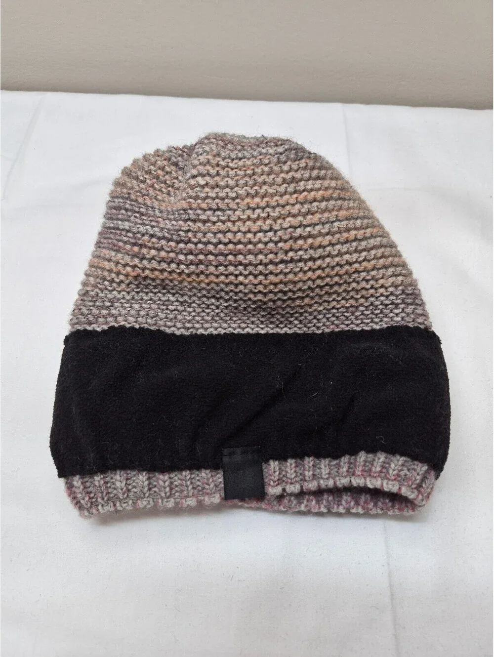 Violet Love by Rebecca Michaels Knit Beanie Hat w/ Faux Fur Pom-Pom B471